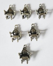 6x Antique Silver Fairytale
