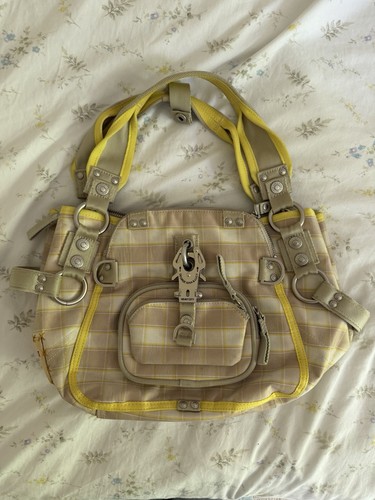 Yellow beige plaid george - &,