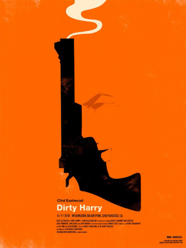 Dirty harry movie poster print - movie,