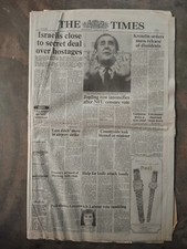 Newspapers Feb 1987 back issues  Birthday Gift Tabloid & Broadsheets YOU CHOOSE.