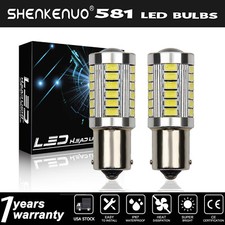 581 Led Indicactor Bulbs Bau15s White Front Rear 1156 Upgrade Repeater Bulb 12v