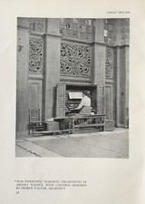 Art Nouveau House "Plas Wernfawr" at Harlech in North Wales - Antique Print 1913