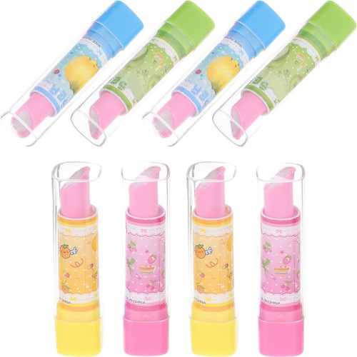 Pcs lipstick erasers for - 8,
