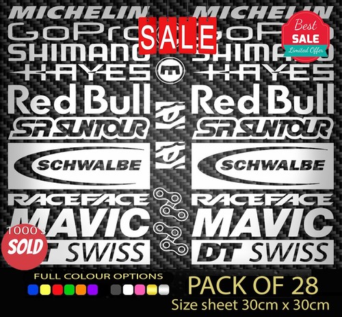 Bike sponsor vinyl decal - sponsor,