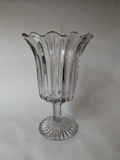 Pressed Glass Footed Celery