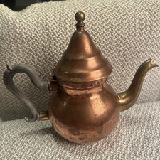 Antique Copper and Brass Tea