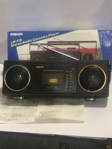 Vintage maxim radio cassette - radio,