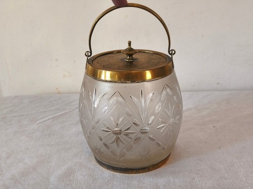 Vintage glass biscuit - vintage,