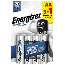 4 x Energizer AA ULTIMATE Lithium Batteries 1.5v LR6 L91 Digital Camera 2048 exp