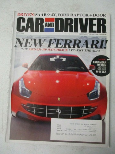 Car and driver magazine june - driver,