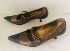 Vintage Prada Milan Sequence Pump Heels Good Condition Throughout UK 3.5, AU 5.5