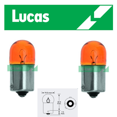Lucas 12v 10w - 10w, bau15s