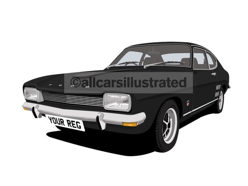Capri mk1 car - capri, art