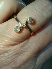 Art Deco diamond ring, 18ct
