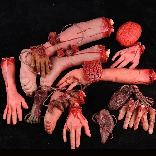 Halloween fake human limbs - halloween,