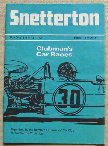 Snetterton may 1972 romford - may,