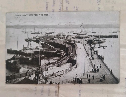 1916 postcard the - postcard, pier