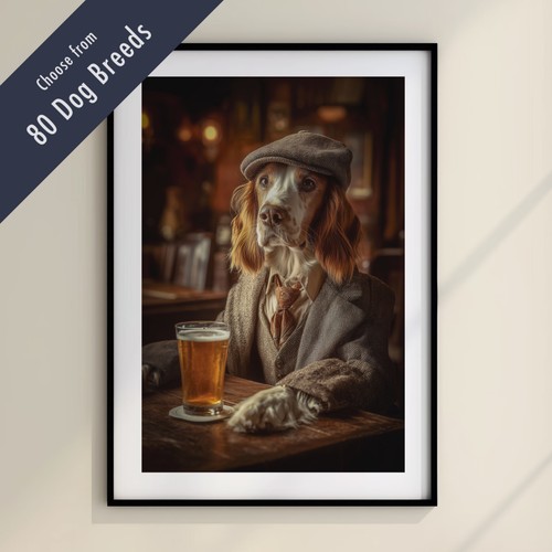 Funny dog drinking - funny, at