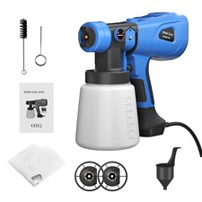 Paint Sprayer Spray Gun Decking Hvlp Electric 1000ml Car Spray Fence Wall Floor