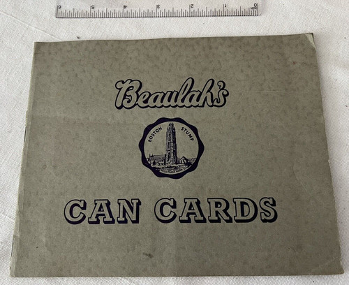 Beaulahs can cards book - can, in