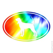 Black & Tan Coonhound Oval