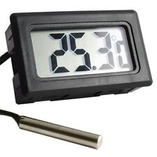 LCD DIGITAL THERMOMETER FOR FISH TANK WATER, FRIDGE FREEZER TEMPERATURE, 2 Meter