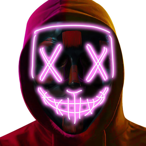 Pink led purge mask light - pink, 3