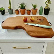 Rustic Oak Chopping Board Hand