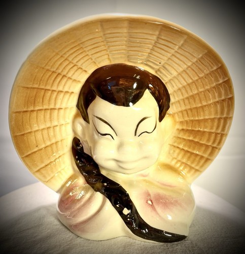 Vtg oriental girl figurine - vtg,