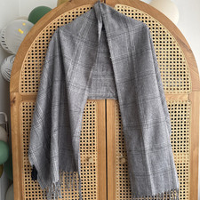 H&M Scarf Large Checkered 180x