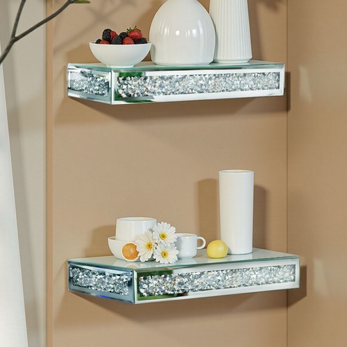 Mirrored floating shelf - mirrored,