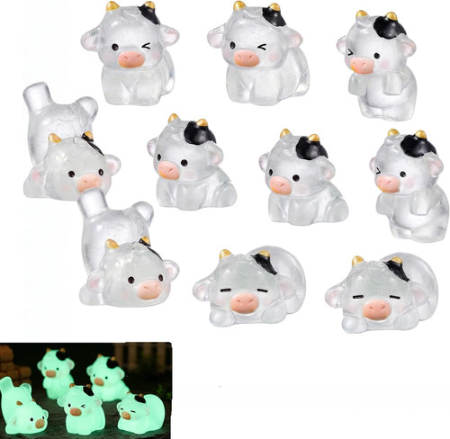 12pcs mini cow figurines - cow, tiny