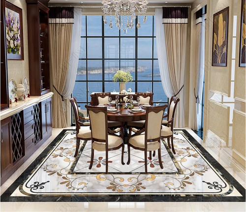 Classic border floor - 3d,