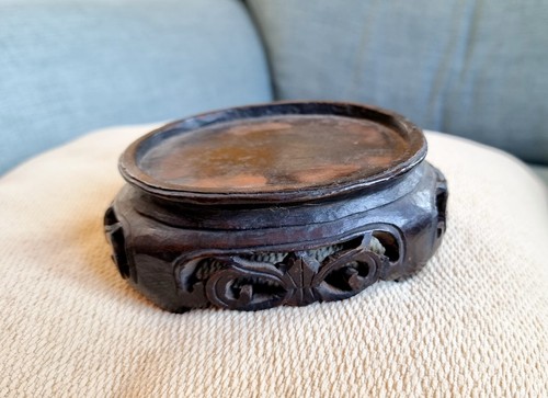 Antique oriental carved wooden - oriental,