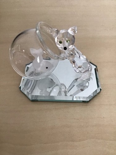 Glass ornament with fish - glass,