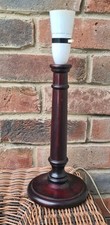 Vintage wood table lamp - vintage,