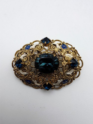 Antique czech filigree - antique, brooch