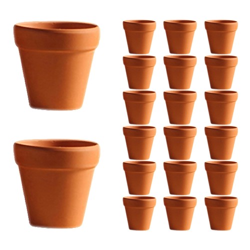 Pcs clay flower pots - clay,