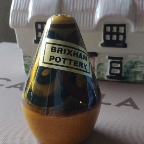 Brixham pottery ceramic salt - brixham,
