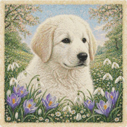 Maremma sheepdog puppy dog - maremma, in