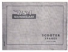 BSA Parts Manual Book Sunbeam Scooter 