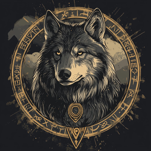 Wall decal sticker - , wolf