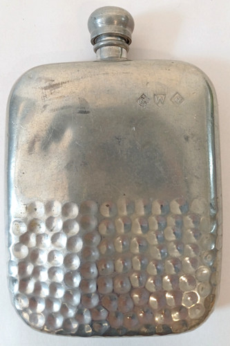 Pinder bros pewter hip - pewter, flask