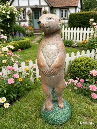 Meerkat garden ornament - meerkat,