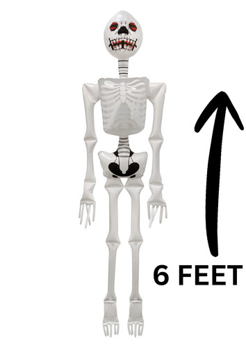 6ft human skeleton - human, inflatable