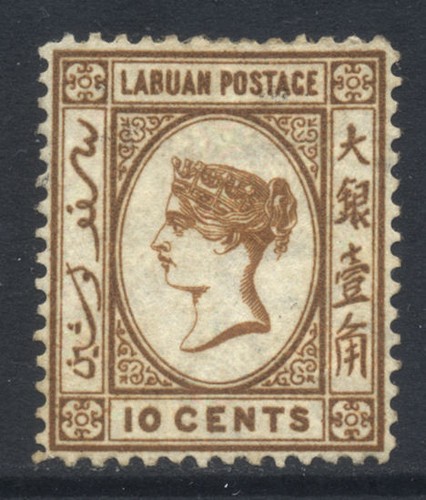 North borneo labuan 1880 10c - north,
