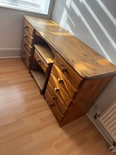 Ducal bedroom suite set comprised of wardrobe, dressing table and bedside table 