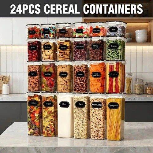 24pcs grain storage containers - 24pcs,