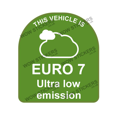 Euro ultra low emission - 7, van