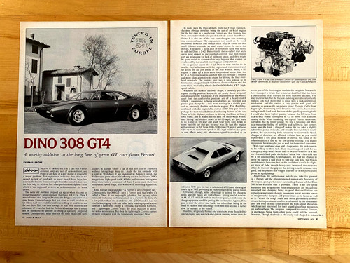 1974 print article ferrari - 1974,